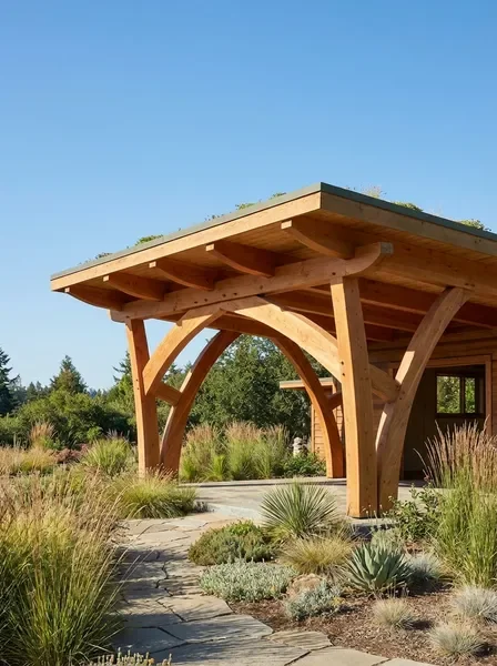 טימברפריים מעוצב לאדריכלים בפרויקט נוף